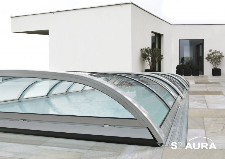 Overdekking voor het zwembad